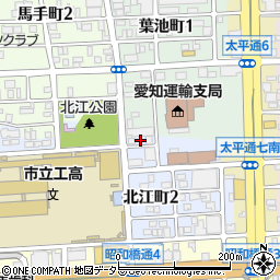 愛知県名古屋市中川区北江町2丁目1-1周辺の地図