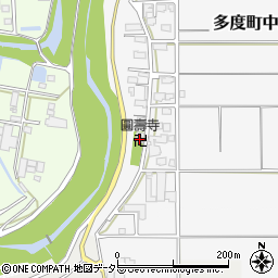 圓壽寺周辺の地図