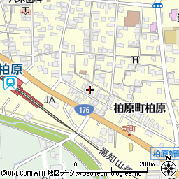 兵庫県丹波市柏原町柏原84周辺の地図