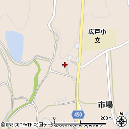 岡山県津山市市場1490周辺の地図