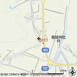 京都府京丹波町（船井郡）口八田（岩崎）周辺の地図