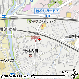ファミリーマート三島加茂川店周辺の地図