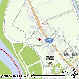 滋賀県近江八幡市野村町811周辺の地図