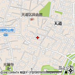 愛知県豊田市四郷町天道45-57周辺の地図
