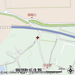 京都府南丹市園部町瓜生野大木周辺の地図