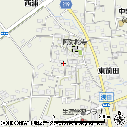 浅田町アパート周辺の地図