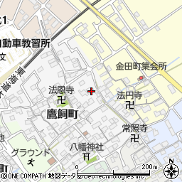 滋賀県近江八幡市鷹飼町1117周辺の地図