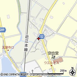 滋賀県東近江市建部下野町406周辺の地図