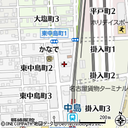 中島荘周辺の地図
