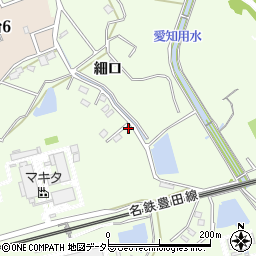 愛知県日進市米野木町南山385周辺の地図