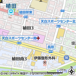 名古屋市天白スポーツセンター周辺の地図