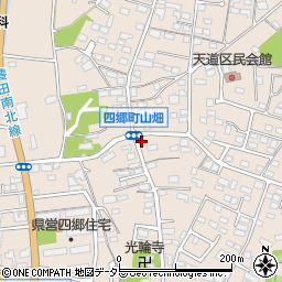 愛知県豊田市四郷町天道24-2周辺の地図