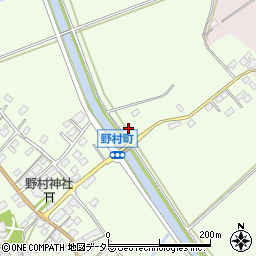 滋賀県近江八幡市野村町1550周辺の地図