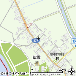 滋賀県近江八幡市野村町1457周辺の地図