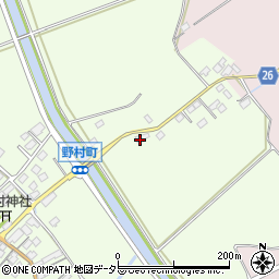 滋賀県近江八幡市野村町1540周辺の地図