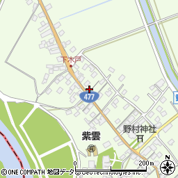 滋賀県近江八幡市野村町1463周辺の地図