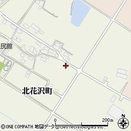 滋賀県東近江市北花沢町528-3周辺の地図