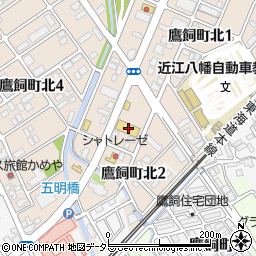 三洋堂書店　近江八幡店周辺の地図