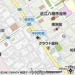 中村町南周辺の地図
