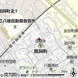 滋賀県近江八幡市鷹飼町1175周辺の地図