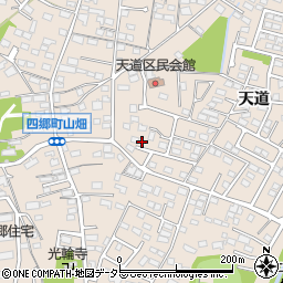 愛知県豊田市四郷町天道45-60周辺の地図