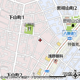 愛知県名古屋市瑞穂区下山町1丁目114周辺の地図