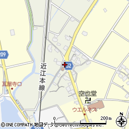 滋賀県東近江市建部下野町407周辺の地図