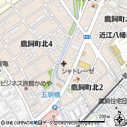 セブンイレブン近江八幡駅東店周辺の地図
