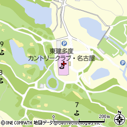 東建多度カントリークラブ・名古屋周辺の地図