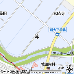 愛知県日進市赤池町流周辺の地図