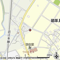 滋賀県東近江市建部下野町525周辺の地図