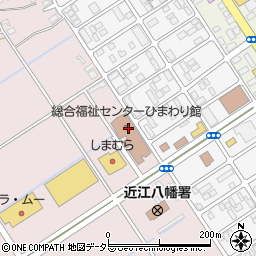 近江八幡市役所福祉保険部　長寿福祉課周辺の地図