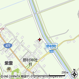 滋賀県近江八幡市野村町3523周辺の地図
