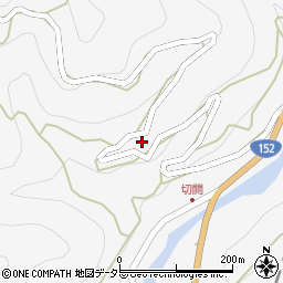 静岡県浜松市天竜区佐久間町相月1989周辺の地図
