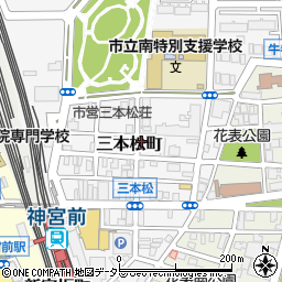 平山工務店周辺の地図