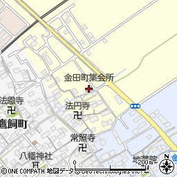 金田町集会所周辺の地図
