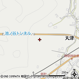 千葉県鴨川市天津2123周辺の地図