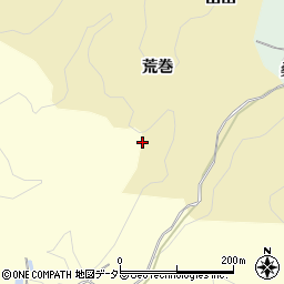 愛知県豊田市漆畑町荒巻周辺の地図
