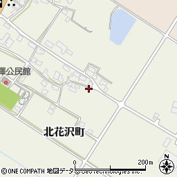 滋賀県東近江市北花沢町541周辺の地図