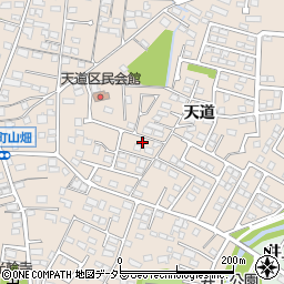 愛知県豊田市四郷町天道45-157周辺の地図