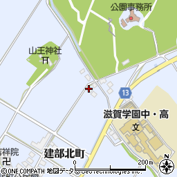 滋賀県東近江市建部北町149周辺の地図