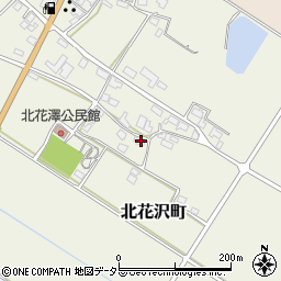 滋賀県東近江市北花沢町562周辺の地図