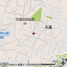愛知県豊田市四郷町天道45-156周辺の地図