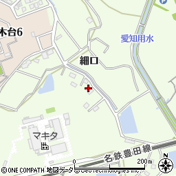 愛知県日進市米野木町南山383周辺の地図