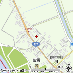 滋賀県近江八幡市野村町1462周辺の地図