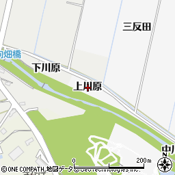 愛知県豊田市伊保町上川原周辺の地図