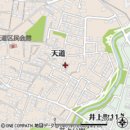 愛知県豊田市四郷町天道99-38周辺の地図