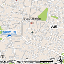 愛知県豊田市四郷町天道45-23周辺の地図