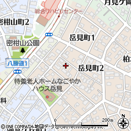 愛知県名古屋市瑞穂区岳見町2丁目8周辺の地図