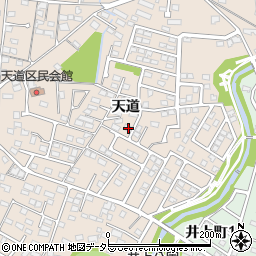 愛知県豊田市四郷町天道99-36周辺の地図